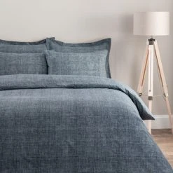 Dunelm Grayson Pacific Duvet Cover And Pillowcase Set -pillowcase shop 30807753 alt02