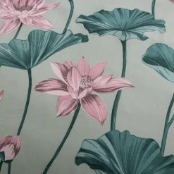 Dunelm Lilypad Blush Duvet Cover And Pillowcase Set -pillowcase shop 30807769 alt05