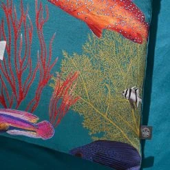 Natural History Museum Reef 100% Cotton Duvet Cover & Pillowcase Set -pillowcase shop 30807788 alt02