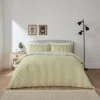 Dunelm Payton Stripe Green Duvet Cover And Pillowcase Set -pillowcase shop 30810992