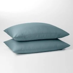 Dunelm Pure Cotton Standard Pillowcase Pair