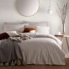 The Linen Yard Claybourne Natural 100% Cotton Duvet Cover & Pillowcase Set 2 The Linen Yard Claybourne Natural 100% Cotton Duvet Cover & Pillowcase Set -pillowcase shop 30824023