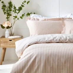 The Linen Yard Hebden Blush 100% Cotton Duvet Cover & Pillowcase Set 8 The Linen Yard Hebden Blush 100% Cotton Duvet Cover & Pillowcase Set -pillowcase shop 30824103 alt02