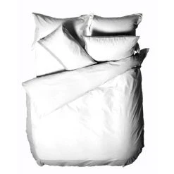 Paoletti Harvard Grey 100% Cotton Duvet Cover & Pillowcase Set -pillowcase shop 30824669 alt03