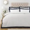 Paoletti Harvard Navy 100% Cotton Duvet Cover & Pillowcase Set 2 Paoletti Harvard Navy 100% Cotton Duvet Cover & Pillowcase Set -pillowcase shop 30824670