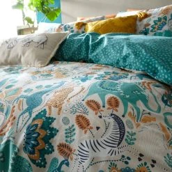 Pineapple Elephant Carnival Ani 100% Cotton Duvet Cover & Pillowcase Set 9 Pineapple Elephant Carnival Ani 100% Cotton Duvet Cover & Pillowcase Set -pillowcase shop 30828946 alt02