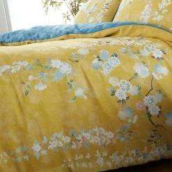 Hyperion Interiors Kohana Flower 100% Cotton Duvet Cover & Pillowcase Set -pillowcase shop 30828954 alt02