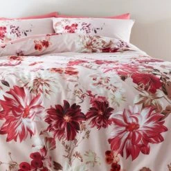 Bianca Fine Linens Briony Floral 100% Cotton Duvet Cover & Pillowcase Set -pillowcase shop 30829060 alt03