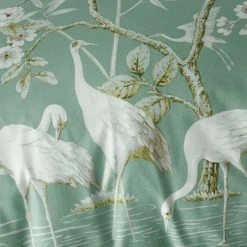 Bianca Fine Linens Painted Stork 100% Cotton Duvet Cover & Pillowcase Set -pillowcase shop 30829093 alt03